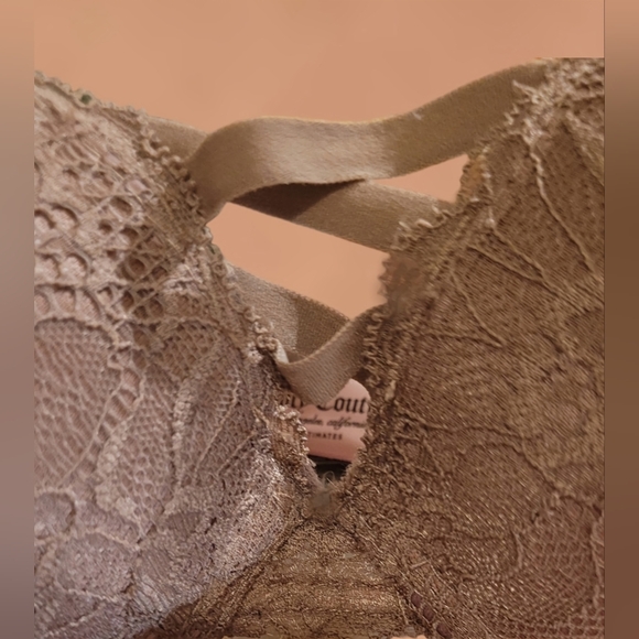 NWT ~ JUICY COUTURE INTIMATES LACEY PUSH-UP BRA SZ. 36C TAN-TALIZE - Picture 3 of 6